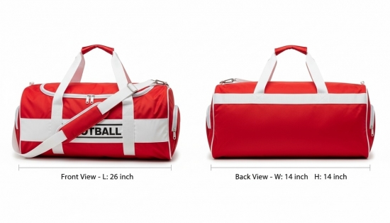 Bartind Red & Silver Kit Bag BI-6203