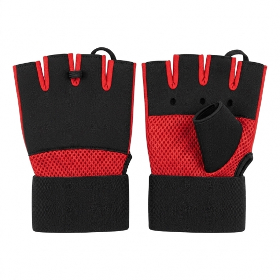 Bartind Black & Red Training & Bag Gloves BI-8409