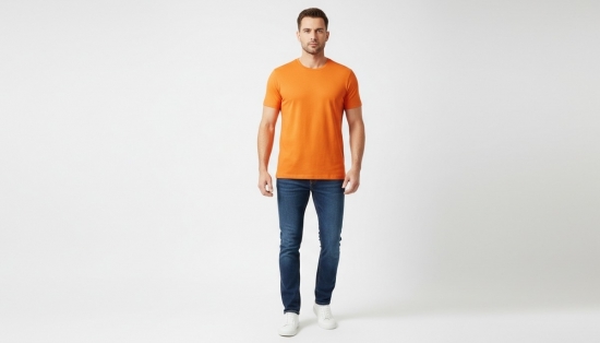 Men's Round Neck Cotton T-Shirt - Everyday Style 046