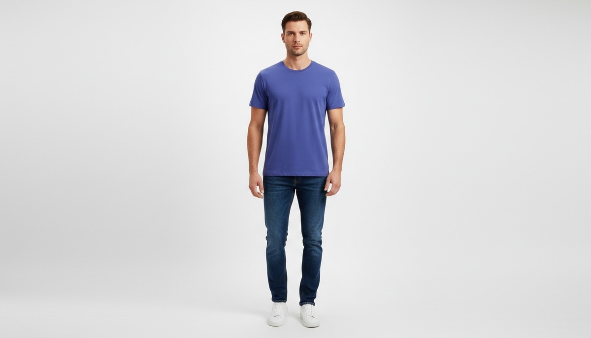 Unisex Round Neck Crew Neck Tee - Classic Fit 057