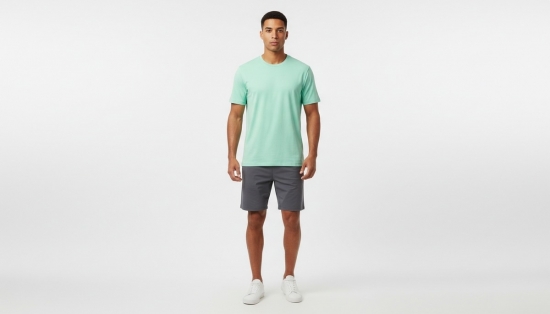 Men's Round Neck Cotton T-Shirt - Everyday Style 066