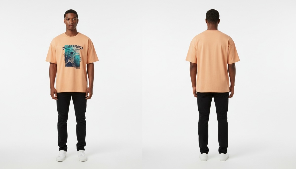 Unisex Oversize Relaxed Fit Tee - Fashion Basic 049