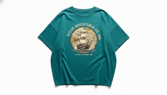 Women's Oversize Dropped Shoulder Tee - Private Label 070