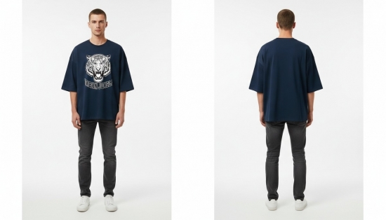 Unisex Oversize Oversize Tee - Relaxed Cut 077
