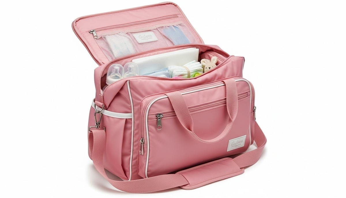 Bartind Pink & Silver Carry Bag BI-6102