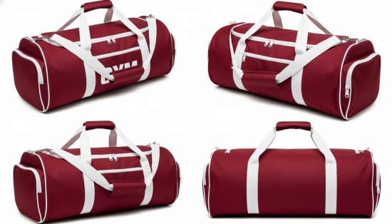 Bartind Maroon & Grey Duffle Bag BI-6049