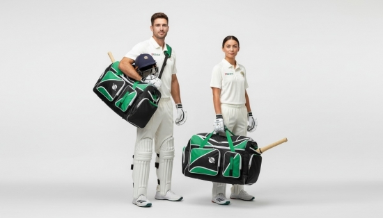 Bartind White & Silver Cricket Bags BI-6623