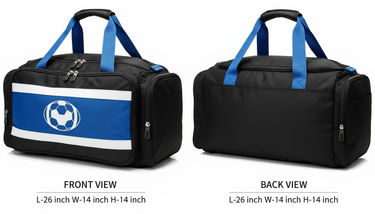 Bartind Black & Navy Kit Bag BI-6219