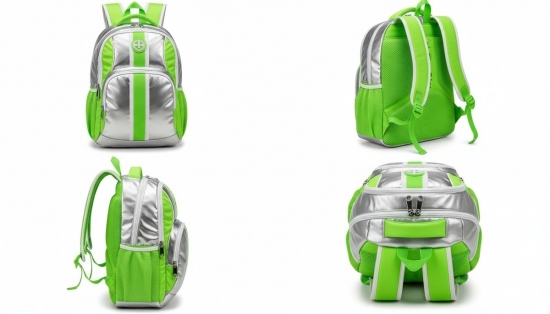 Bartind Lime & Silver Backpack BI-6432