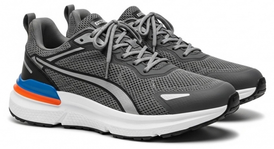 Grey Stability Runner Jogger Shoes
