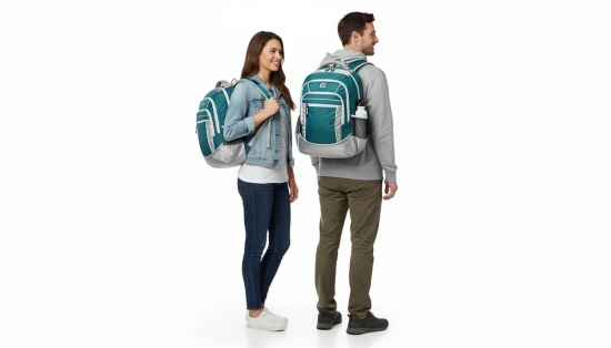 Bartind Grey & Brown Backpack BI-6412