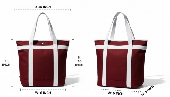 Bartind Maroon & Black Custom Bags BI-6708