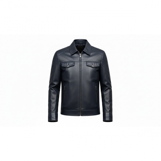 Genuine Leather Jacket - Clean Front Style BI-9030