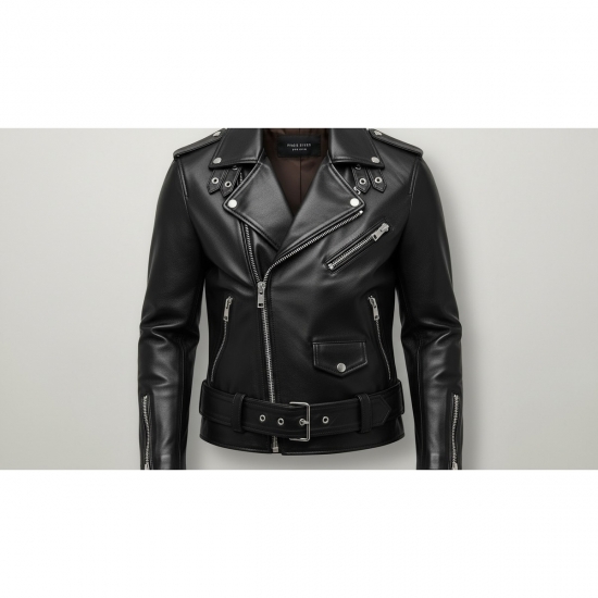 Genuine Leather Jacket - Clean Front Style BI-9048