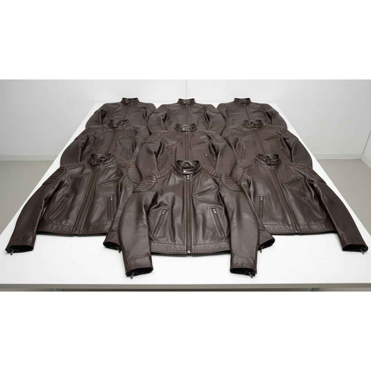 Premium Leather Jacket - Classic Zip Style BI-9067