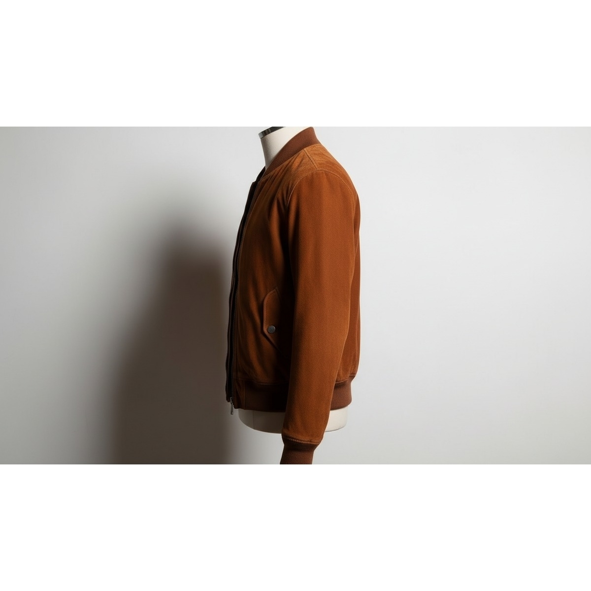 Premium Leather Jacket - Classic Zip Style BI-9079