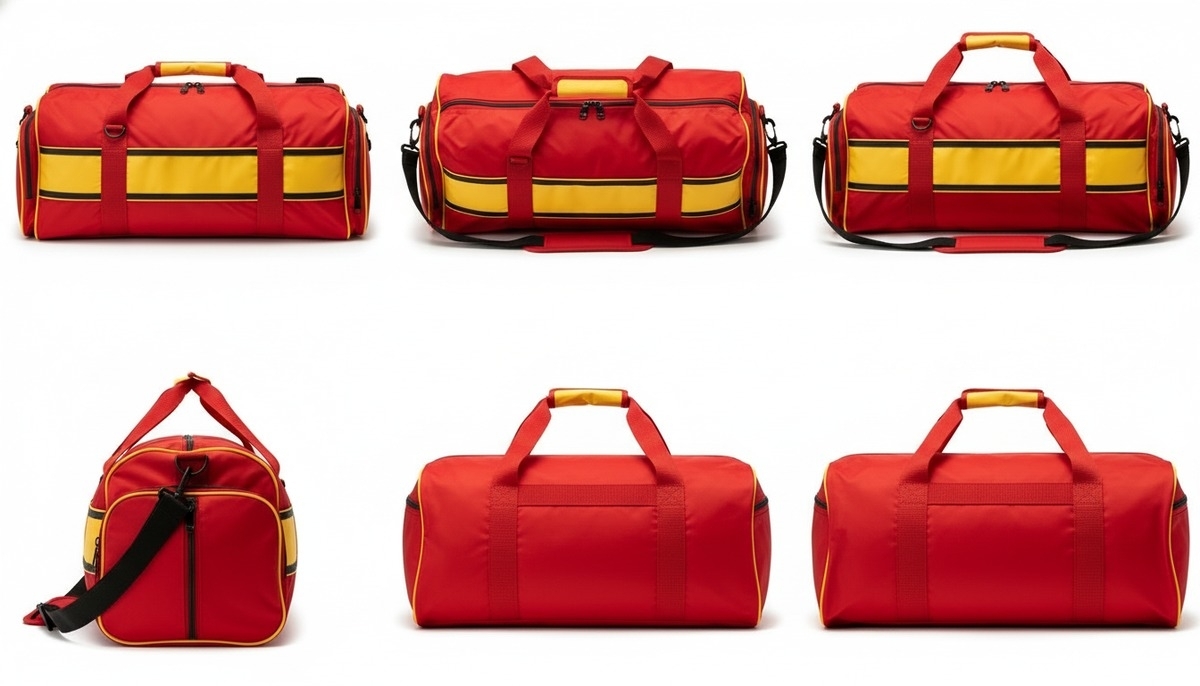 Bartind Red & Maroon Sports Bags BI-6301
